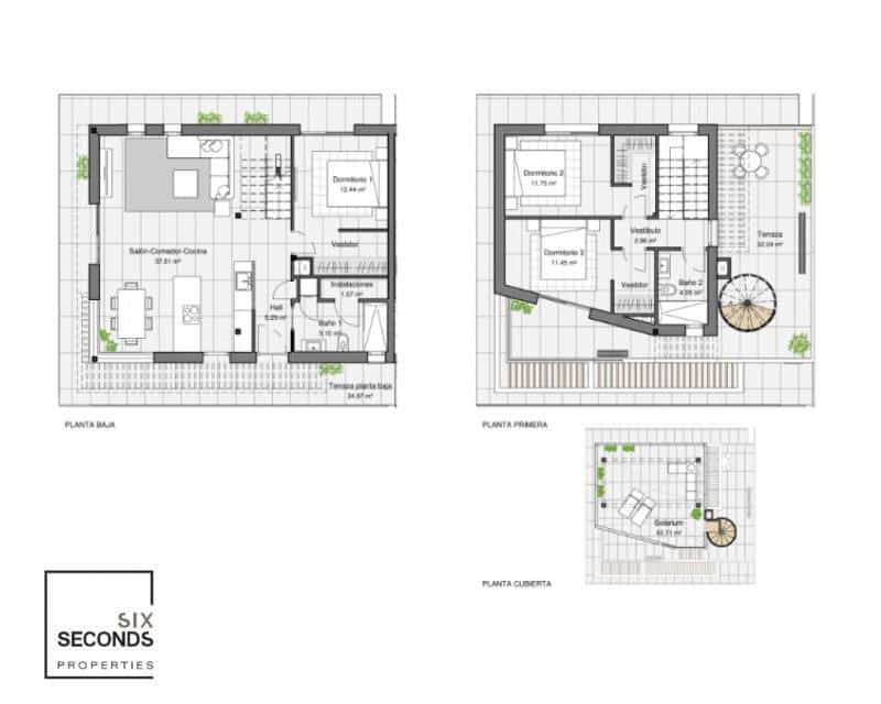 3 soveværelse Semi-Rækkehus til salg i Polop med swimmingpool garage - € 523.160 (Ref: 8751595)