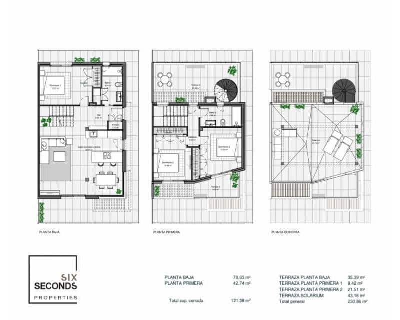 3 soverom Kjedet enebolig til salgs i Polop med svømmebasseng garasje - € 485 280 (Ref: 8751596)