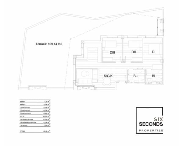 3 soveværelse Penthouse til salg i San Miguel de Salinas med swimmingpool garage - € 349.990 (Ref: 8788097)