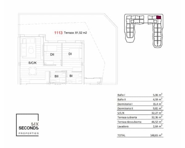2 slaapkamer Appartement te koop in San Miguel de Salinas met zwembad garage - € 240.900 (Ref: 8788103)