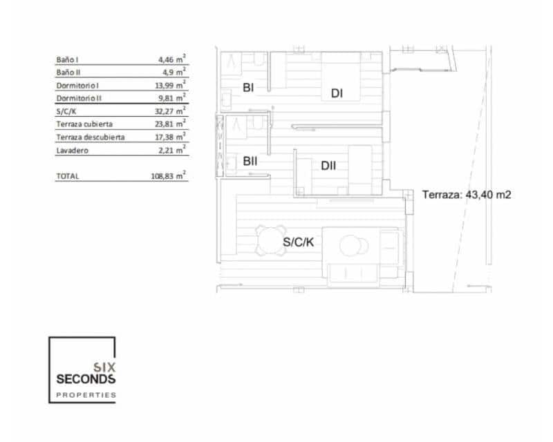 2 bedroom Apartment for sale in San Miguel de Salinas with pool garage - € 224,900 (Ref: 8788103)