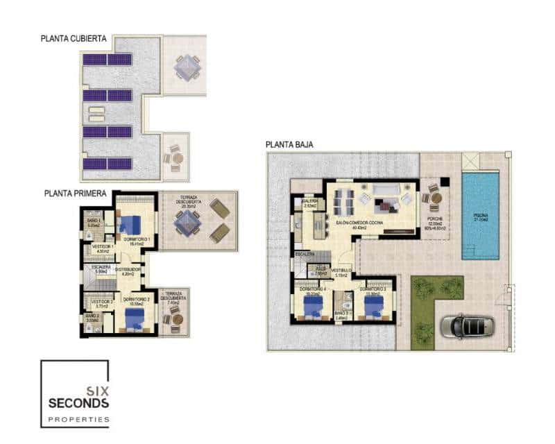 4 bedroom Villa for sale in Orihuela Costa with pool garage - € 649,000 (Ref: 8790178)