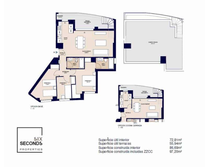 3 makuuhuone Kattohuoneisto myytävänä paikassa Alicante kaupunki mukana uima-altaan 
autotalli - 389 500 € (Ref: 8825879)