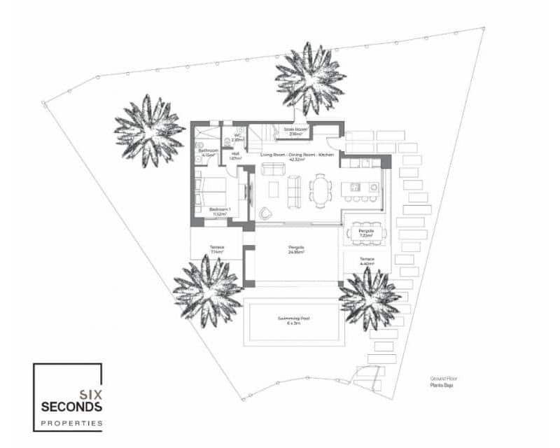 3 soverom Villa til salgs i Las Cunas med svømmebasseng garasje - € 435 000 (Ref: 8840115)