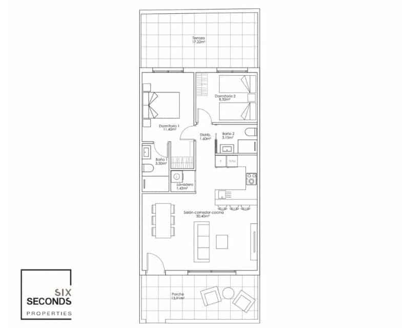 2 Zimmer Haus zu verkaufen in Pilar de la Horadada mit Pool Garage - 255.000 € (Ref: 8850063)