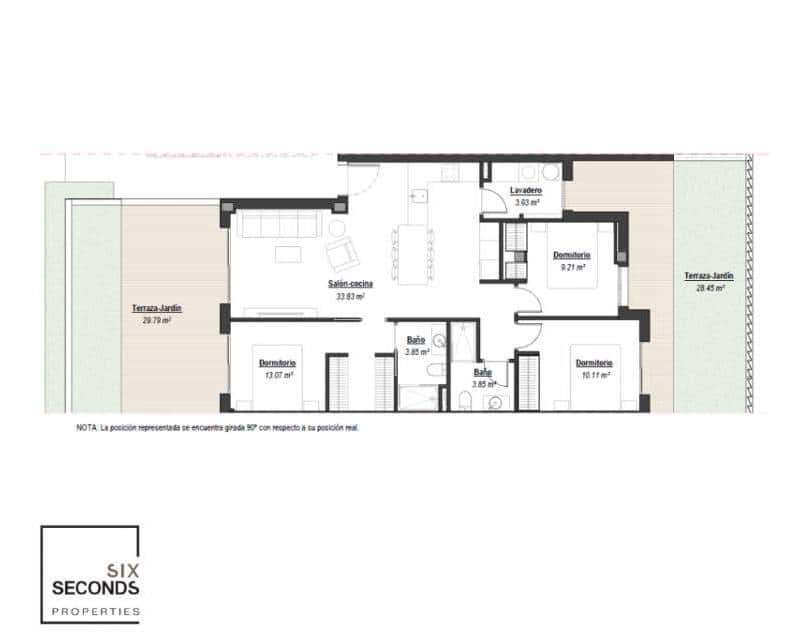 3 soveværelse Byhus til salg i Los Alcazares med swimmingpool garage - € 320.000 (Ref: 8850528)