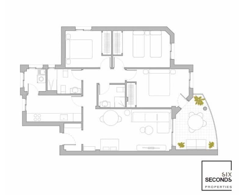 3 soverom Leilighet til salgs i Dehesa de Campoamor med svømmebasseng - € 229 500 (Ref: 8866285)