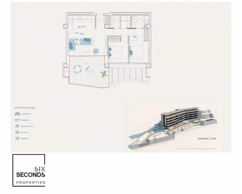 2 bedroom Apartment for sale in La Villajoyosa / Vila Joiosa with pool garage - € 795,000 (Ref: 8885023)