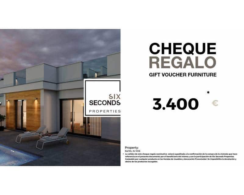 2 soveværelse Semi-Rækkehus til salg i Roldan med swimmingpool - € 299.900 (Ref: 8895952)