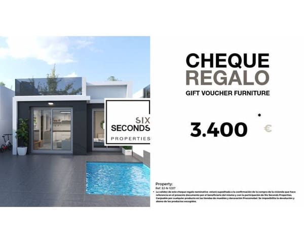 3 slaapkamer Villa te koop in Ciudad, San Javier met zwembad garage - € 299.900 (Ref: 8897572)