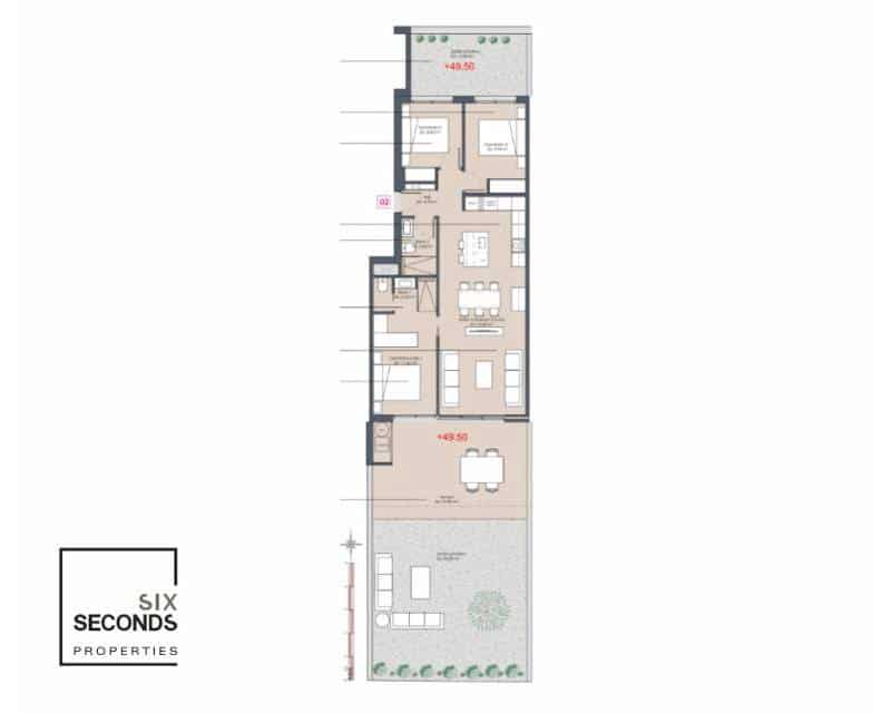 3 bedroom Apartment for sale in Benijofar with pool garage - € 349,900 (Ref: 8901269)