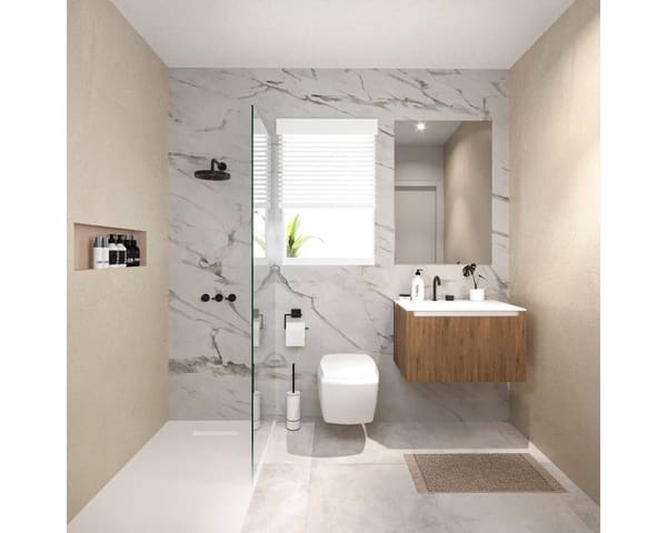 3 slaapkamer Halfvrijstaande villa te koop in Las Lomas de Rame - Bahía Bella, Los Alcázares met zwembad garage - € 392.000 (Ref: 8904108)