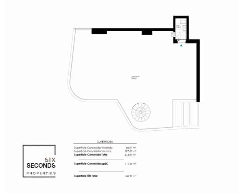 2 slaapkamer Penthouse te koop in La Villajoyosa / Vila Joiosa met zwembad - € 646.000 (Ref: 8905860)