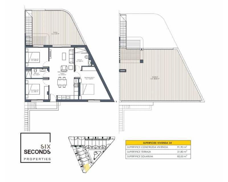 3 soveværelse Byhus til salg i San Fulgencio med swimmingpool garage - € 304.900 (Ref: 8912128)