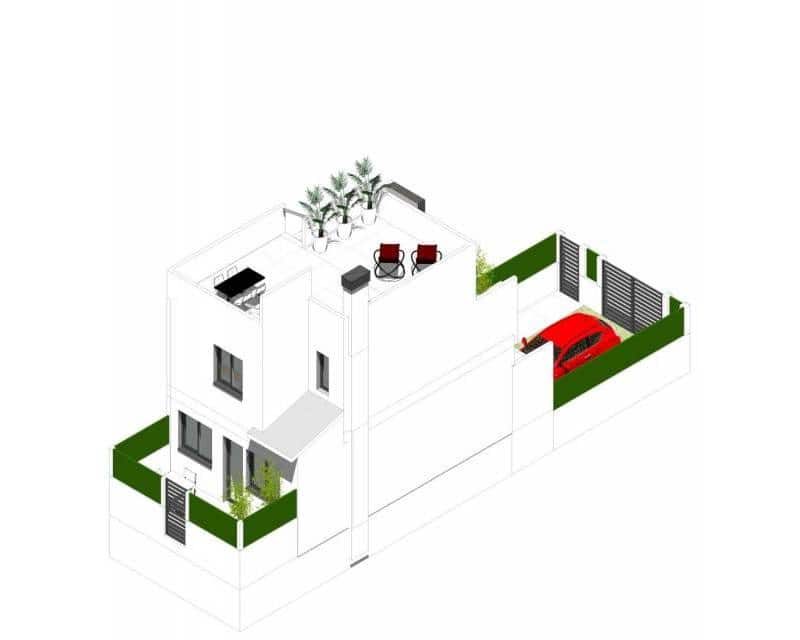 2 Zimmer Reihenhaus zu verkaufen in Cox mit Pool Garage - 219.000 € (Ref: 8913542)