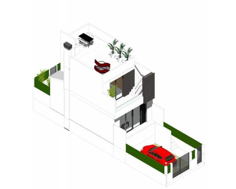 2 Zimmer Reihenhaus zu verkaufen in Cox mit Pool Garage - 219.000 € (Ref: 8913542)