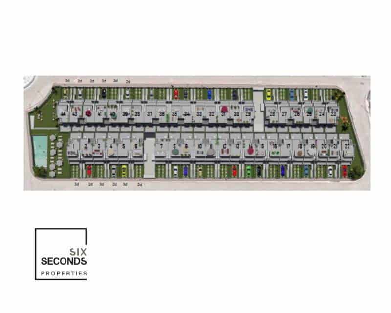 2 Zimmer Reihenhaus zu verkaufen in Cox mit Pool Garage - 219.000 € (Ref: 8913542)