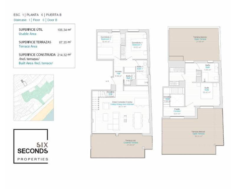 3 soveværelse Penthouse til salg i La Villajoyosa / Vila Joiosa med garage - € 794.700 (Ref: 8924835)