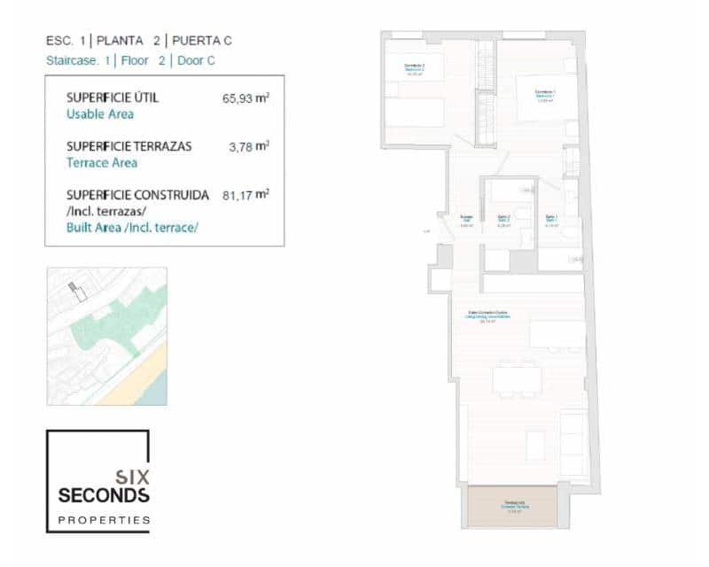 2 slaapkamer Appartement te koop in La Villajoyosa / Vila Joiosa met garage - € 420.000 (Ref: 8924843)