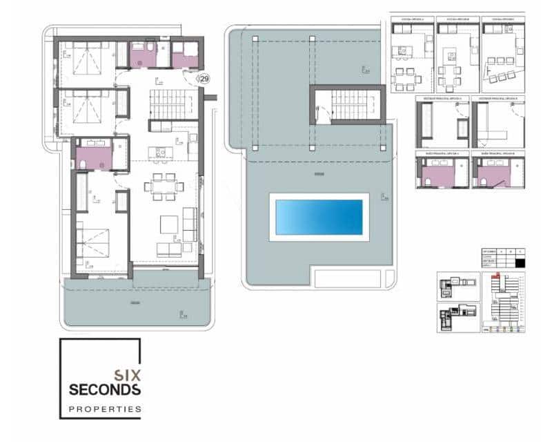 3 sovrum Takvåning till salu i Calpe / Calp med pool garage - 1 672 000 € (Ref: 8942153)