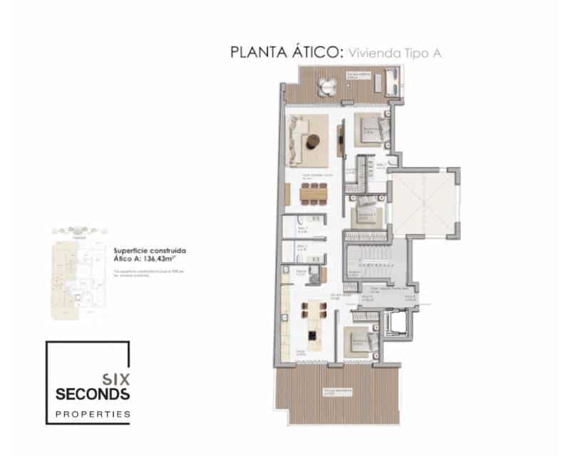 4 soveværelse Penthouse til salg i Guardamar del Segura med swimmingpool - € 690.000 (Ref: 8969484)