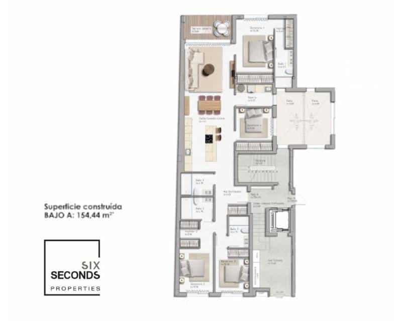 4 soveværelse Lejlighed til salg i Guardamar del Segura med swimmingpool - € 470.000 (Ref: 8969486)