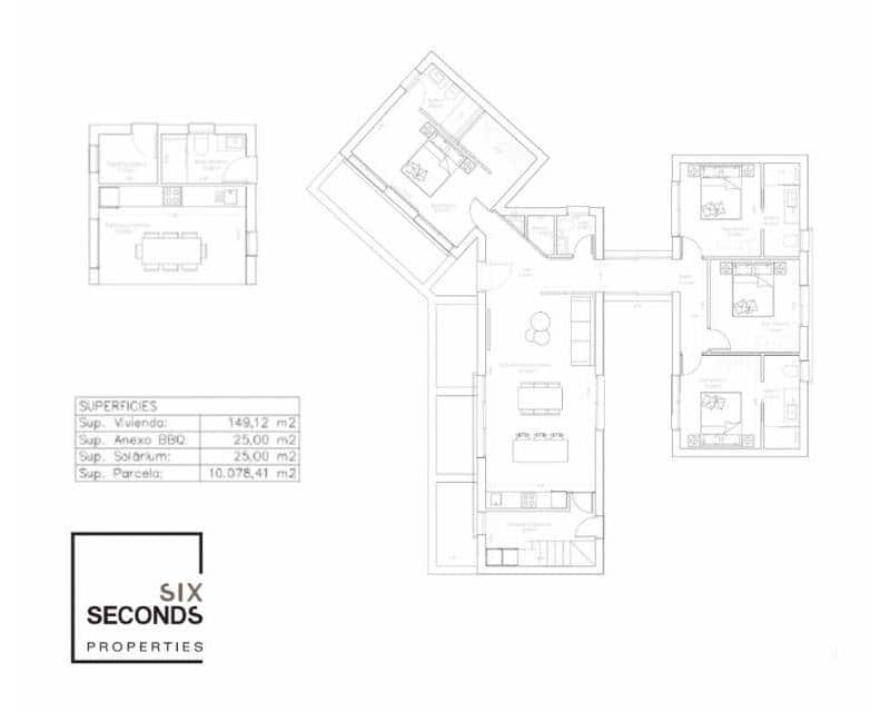 4 soveværelse Villa til salg i Algorfa med swimmingpool - € 995.000 (Ref: 8977198)