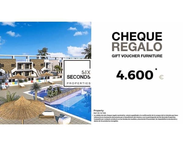 2 sypialnia Dom na sprzedaż w Mil Palmeras, Orihuela z basenem - 299 000 € (Ref: 8983074)