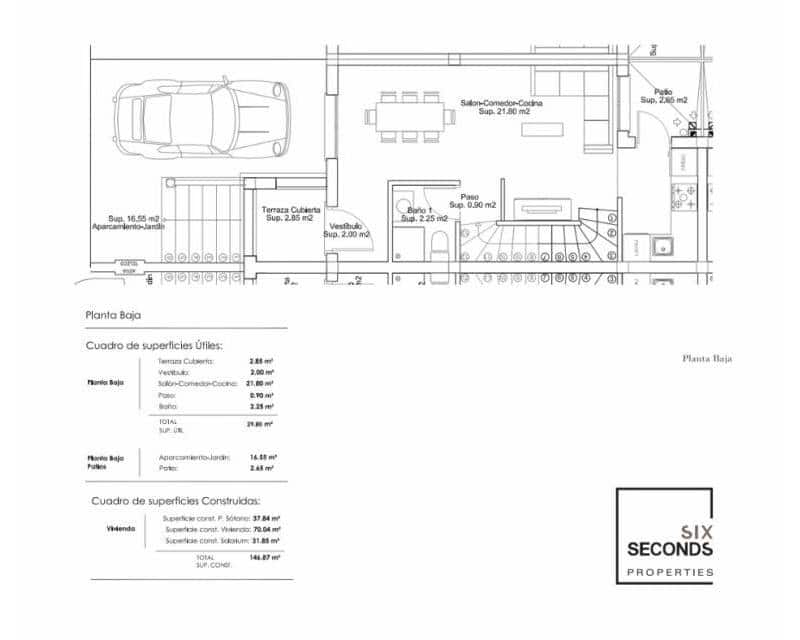 2 slaapkamer Halfvrijstaande villa te koop in Gran Alacant - € 306.000 (Ref: 8986506)