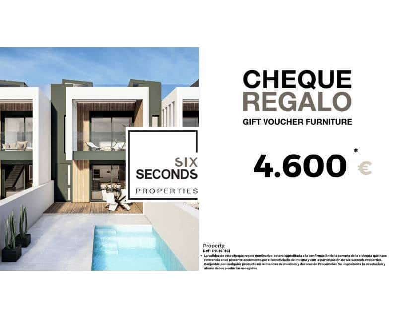 3 bedroom Terraced Villa for sale in Pilar de la Horadada with pool - € 385,000 (Ref: 8989951)