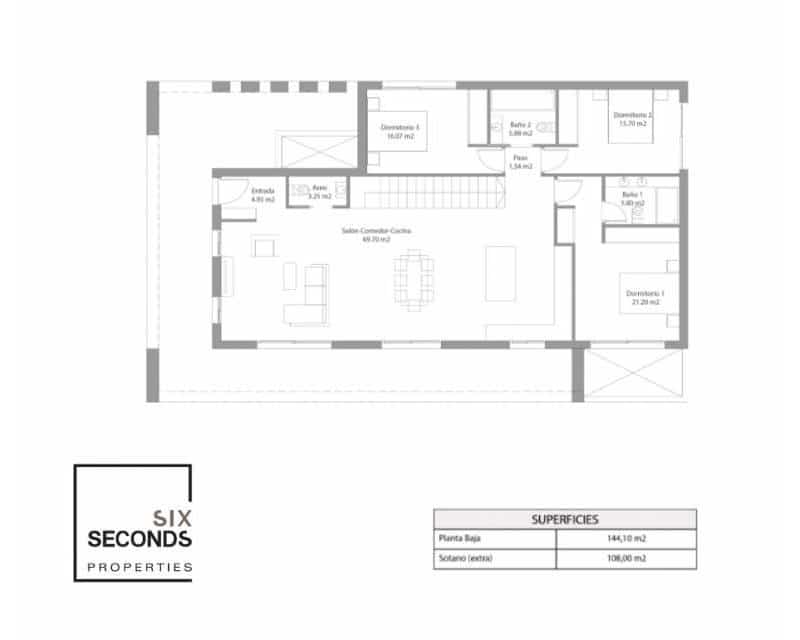 3 makuuhuone Huvila myytävänä paikassa Finestrat mukana uima-altaan - 725 900 € (Ref: 8989952)