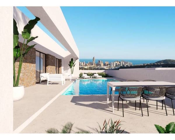 3 makuuhuone Huvila myytävänä paikassa Golf Bahía, Finestrat mukana uima-altaan - 725 900 € (Ref: 8989952)