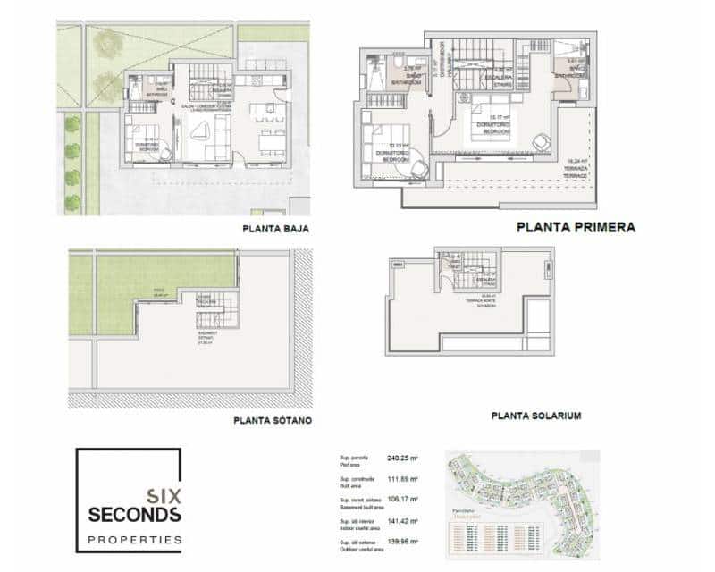 3 bedroom Villa for sale in Torre-Pacheco with pool - € 763,400 (Ref: 8992564)