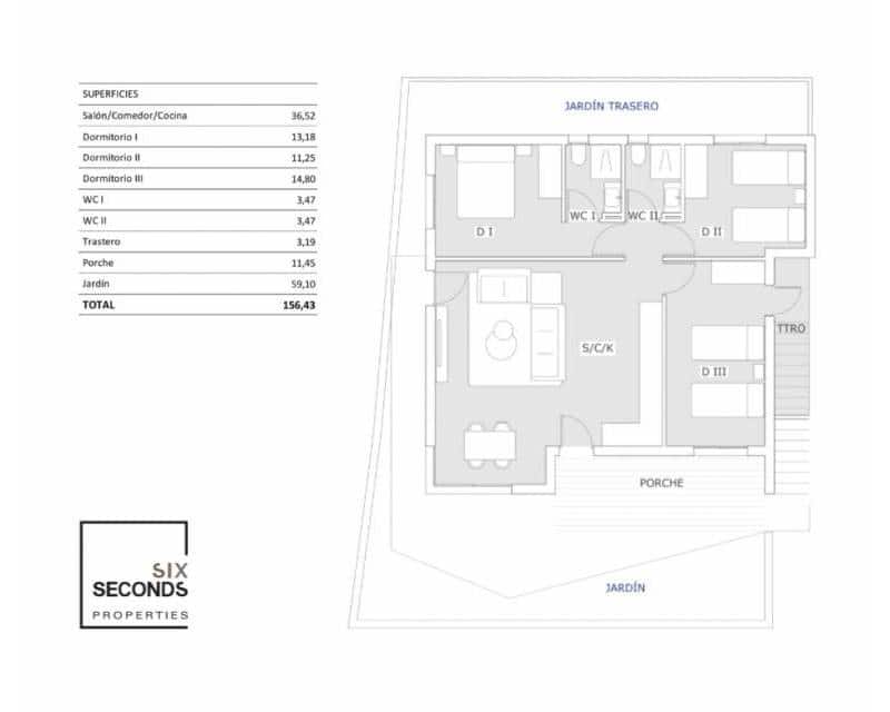 3 soveværelse Byhus til salg i San Miguel de Salinas med swimmingpool - € 249.900 (Ref: 8993087)