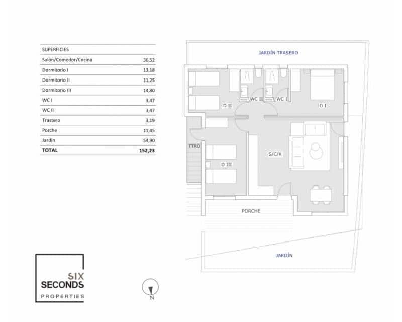 Casa de 3 habitaciones en San Miguel de Salinas en venta con piscina - 249.900 € (Ref: 8993087)