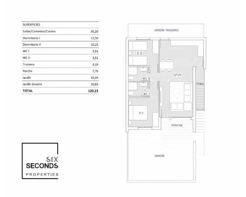 2 bedroom Townhouse for sale in San Miguel de Salinas with pool - € 199,900 (Ref: 8993089)