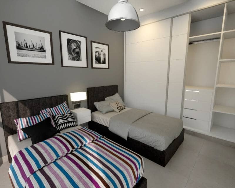 3 soveværelse Semi-Rækkehus til salg i Los Alcazares med swimmingpool garage - € 349.900 (Ref: 8993092)