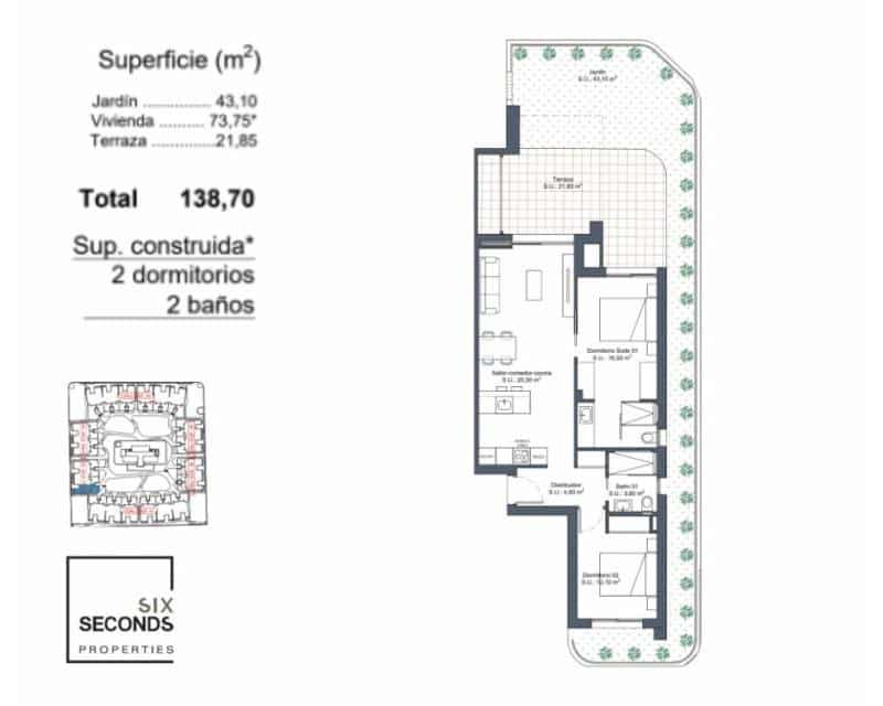 2 soveværelse Byhus til salg i Ciudad Quesada med swimmingpool - € 303.000 (Ref: 8998071)