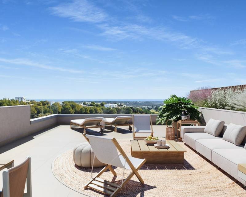 3 sypialnia Penthouse na sprzedaż w Las Colinas Golf z basenem garażem - 890 000 € (Ref: 9002237)