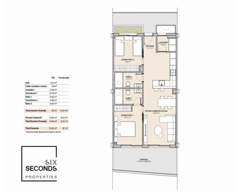 2 makuuhuone Huoneisto myytävänä paikassa La Nucia mukana uima-altaan 
autotalli - 306 711 € (Ref: 9006286)