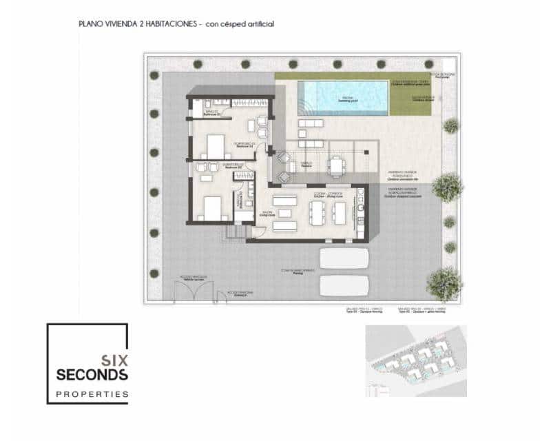 2 bedroom Villa for sale in Polop with pool - € 425,000 (Ref: 9019142)