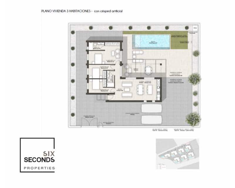 3 Zimmer Villa zu verkaufen in Polop mit Pool - 425.000 € (Ref: 9019143)