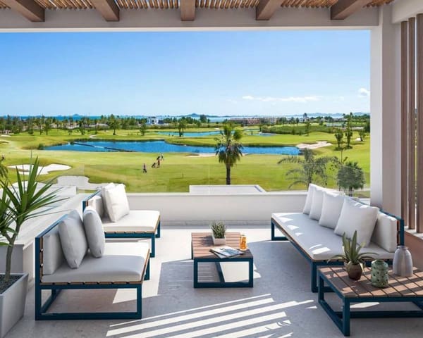 2 Zimmer Apartment zu verkaufen in Las Lomas de Rame - Bahía Bella, Los Alcázares mit Pool Garage - 249.000 € (Ref: 9021187)