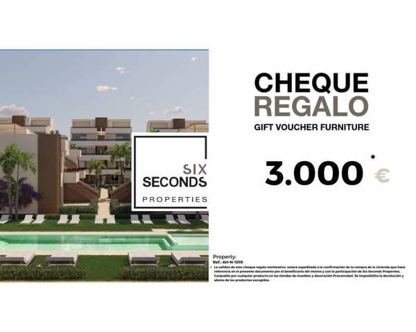 2 bedroom Townhouse for sale in Alhama de Murcia with pool - € 251,750 (Ref: 9041053)