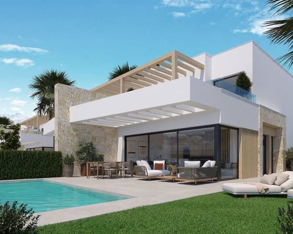 3 soveværelse Semi-Rækkehus til salg i Monforte del Cid med swimmingpool - € 489.000 (Ref: 9049756)