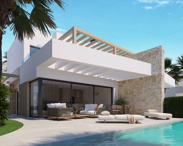 3 soveværelse Semi-Rækkehus til salg i Monforte del Cid med swimmingpool - € 489.000 (Ref: 9049756)