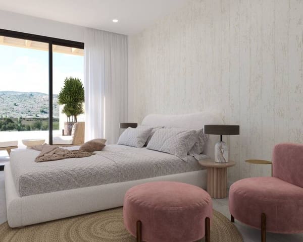 Pareado de 3 habitaciones en Monforte del Cid en venta con piscina - 639.000 € (Ref: 9049757)