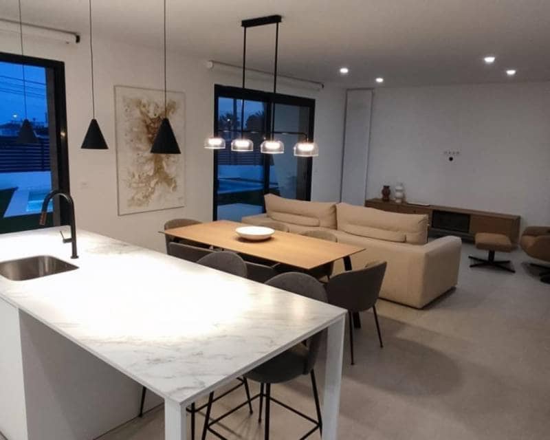 3 Zimmer Villa zu verkaufen in Ciudad Quesada mit Pool - 690.000 € (Ref: 9049764)