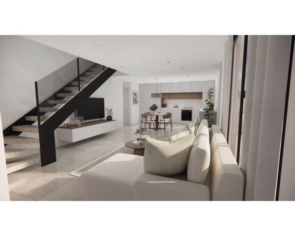 3 chambre Villa/Maison Semi-Mitoyenne à vendre à Vistabella, Orihuela avec piscine garage - 357 900 € (Ref: 9058390)