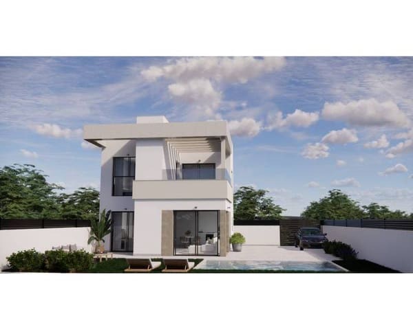 3 chambre Villa/Maison Semi-Mitoyenne à vendre à Vistabella, Orihuela avec piscine garage - 357 900 € (Ref: 9058390)